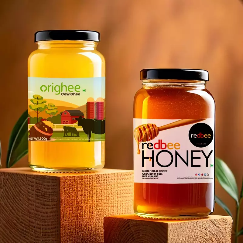 Cow Ghee 300g+Honey 450g