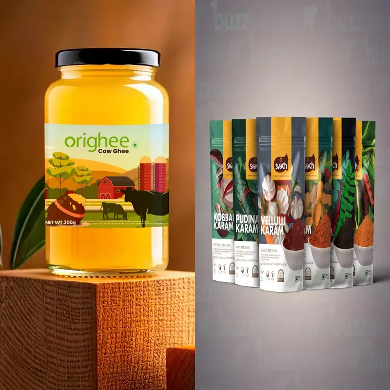 Cow Ghee 300g + 6 Packs of Spice Mix